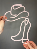 Cowboy Hat and Boot
