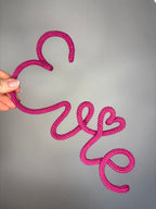 Personalised Knitted Wire Name Sign - Single Name